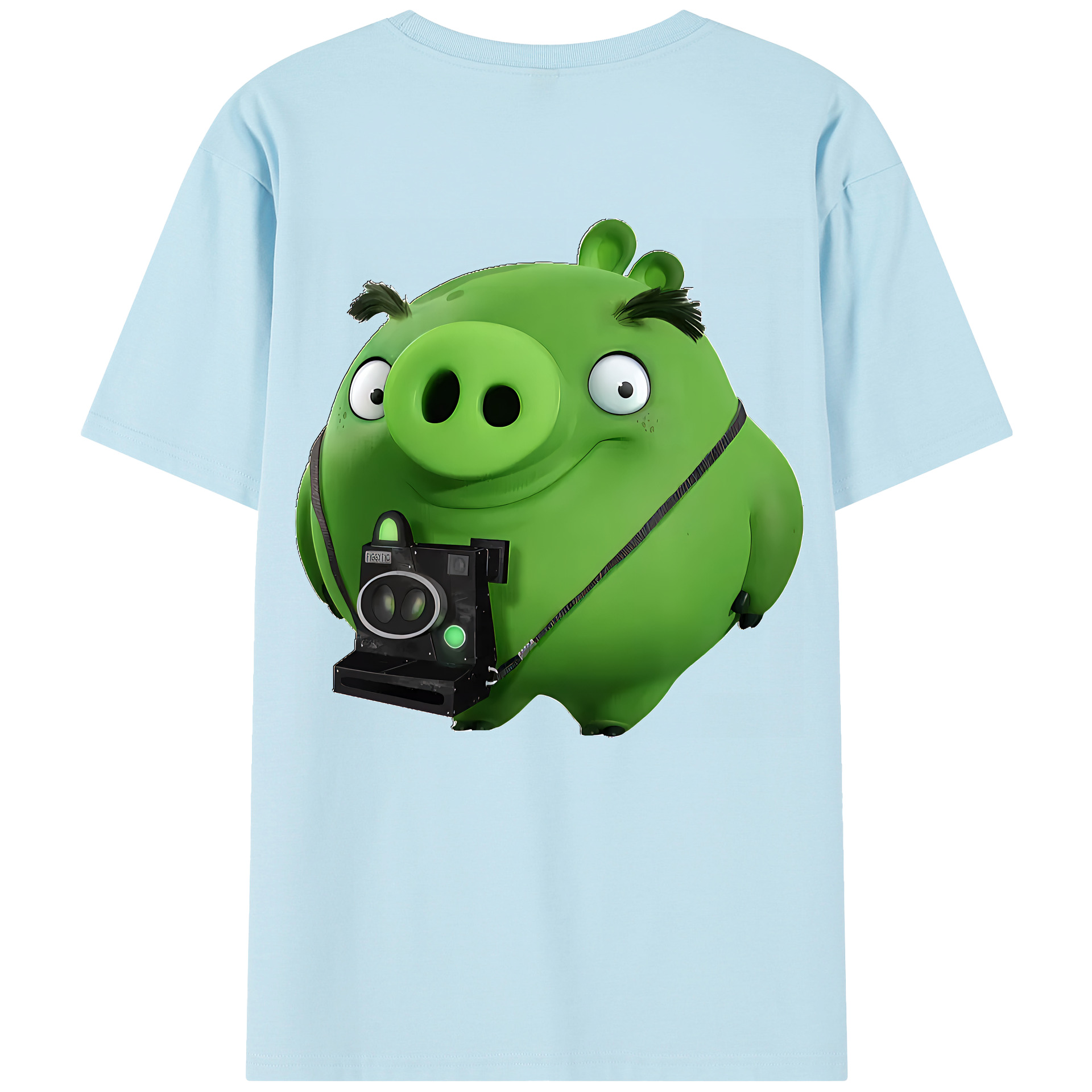（画像用） Angry Birds アングリーバード 綿100％半袖Tシャツ（背面プリント）